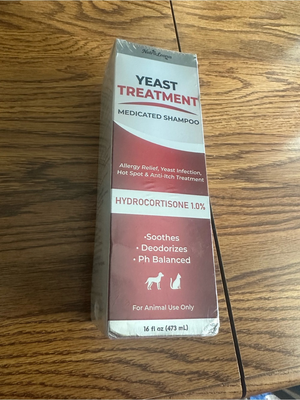 New Hydrocortisone 1% Clinical Care yeast treatment medicated Shampoo Dog 16oz